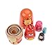 TOYMYTOY Nesting Dolls Five Cute Russian Dolls Toy Gift
