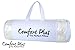 Premium Shredded Memory Foam Pillow by Comfort Plus | | Designed Breathable & Cool | Hypoallergenic Machine Washable Bamboo Protective Case | Helps Reduce & Alleviate Neck Pain | Full Warranty (King)