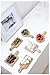 Kikkerland PM18 Serving Trays (Set of 6), Mini, Brown