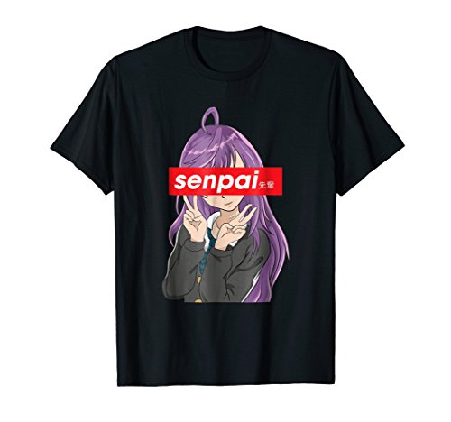 Japanese Anime Girl Shirt - Notice Me Senpai