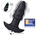 Anal Plug Sex Toys Vibrator- 3PCS Silicone Anal Toys Butt Plug Training Kit with Remote Control 10 Frequency Vibration, Vibrating Anal Plug and Prostate Massager, Adult Sex Toys and Games