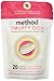 Method Naturally Derived Smarty Dish Dishwashing Tablets, Pink Grapefruit, 20 Count (Pack of 6)