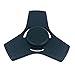 DQWK Hand Spinner Fidget EDC ADHD Focus Toy Ultra Durable High Speed 1-5 Min Spins Precision Kirsite (Black)