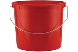 LEAKTITE 5 Qt Red Plastic Reinforced Pail