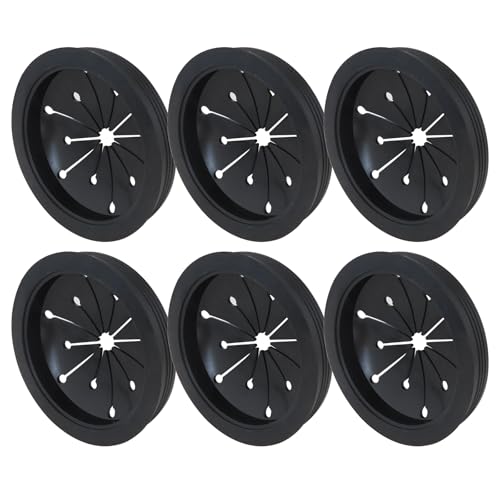 Bedaily New 6 Pcs Garbage Disposal Splash Guards Sink Baffle Cover Disposal Replacement 3-1/8 Inch Food Waste Disposal Part Accessories Kitchen Drain Plugs for Kitchen