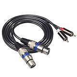 SLING HiFi Audio Cable 2 RCA Male to XLR 3 Pin