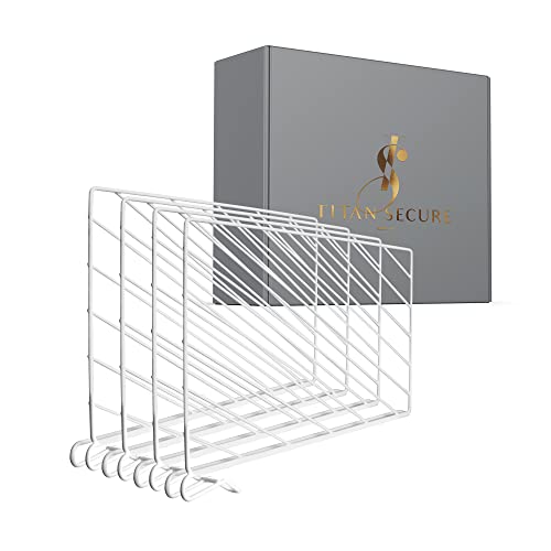 Closet Shelf Dividers for Closet Organization 18" White Shelves