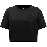 Pro Standard NCAA Womens Womens College Classic Triple Black Cotton Short Sleeve Boxy Tee