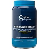 Collagen Peptides Powder 2lb (32oz) Jar - CLEAN COLLAGEN® -Grass Fed - Paleo - Non GMO - High Protein - Highly Soluble - Unflavored Powder