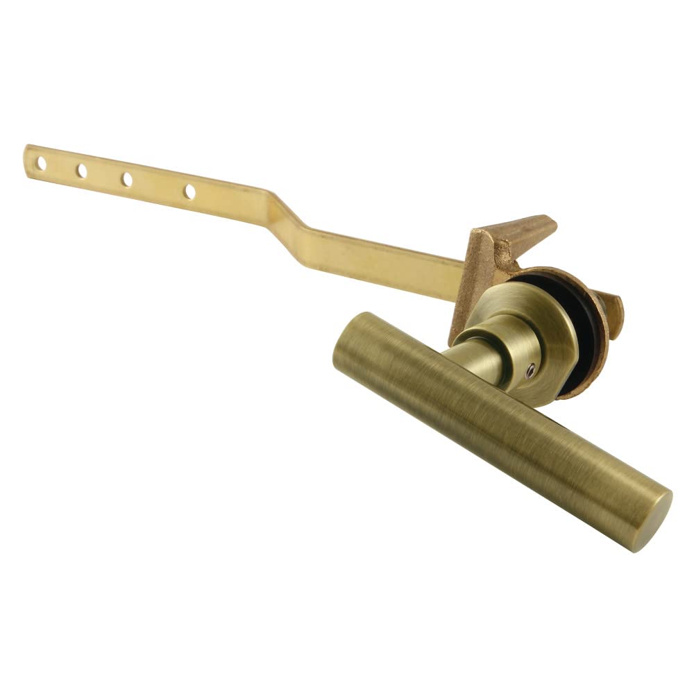 Photo 1 of Kingston Brass KTCML3 Manhattan Front Mount Toilet Tank Lever, Antique Brass 10.94 x 4.25 x 1.38