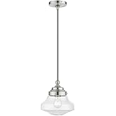 Livex Lighting, 41293-91, Avondale, Mini Pendant, Brushed Nickel