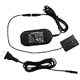 Camera AC Power Adapter Kit/Charger for Panasonic Lumix DMC-GH2 GH2M DMC-GX8 Camcorders with DMW-DCC8 DC Coupler, Replacement for DMW-AC8 Plus DMW-DCC8, US Plug