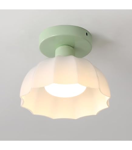 Palm Sage Green 24 Semi-Flush Mount Ceiling Light, Acrylic/Iron | Crate & Kids Palm Sage Green 24 Semi-Flush Mount Ceiling Light, Acrylic/Iron | Crate & Kids