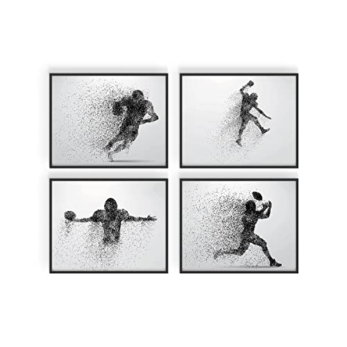 Football Wall Art Football Posters Football Room Decor, Sports Wall