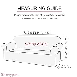 Cherrypark Premium Waterproof Sofa Cover for 3