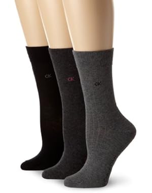 Women's 3 Pack Flat Rib Crew Socks