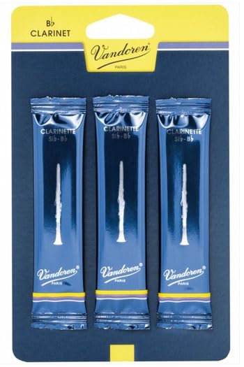VANDOREN Reeds Clarinet Bb 2 Traditional (3 Pack)