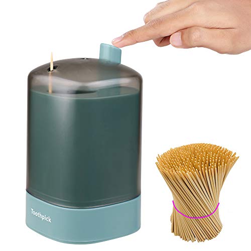 Toothpick Holder Dispenser, HOUMESO SemiAutomatic Toothpick Dispenser