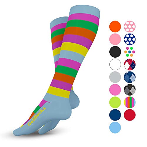 Go2Socks Compression Socks for Men Women Nurses Runners 20-30mmHg Medical Stocking Athletic