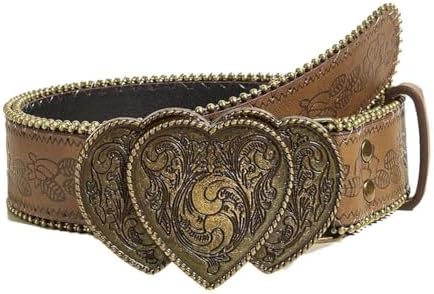 Nava Belts Belt Womens Medium Gold Bronze Geometric Abstract Leather Vintage Waist Belt Gold Geometric Belts for Women for sale | eBay main image 4