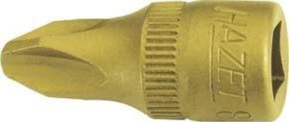 HAZET 8506-PH2 Cross Recess Profile PH Screwdriver Socket - CVD-Tin Coated — image 1