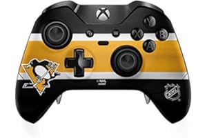 Skinit Decal Gaming Skin Compatible with Xbox One Elite Controller - Officially Licensed NHL Pittsburgh Penguins Jersey Design