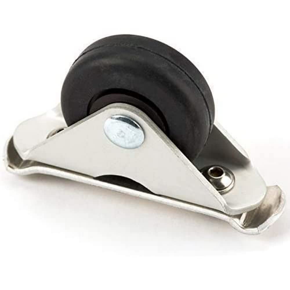 Brompton SILVER mudguard roller assembly and screws (for L version)