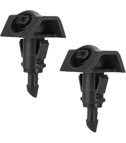 X AUTOHAUX 3pcs Windshield Wiper Washer Nozzle Spray Kit For Nissan Qashqai J10 / Dualis (2007-2013) - Replacement #28932-JD000 - View #4