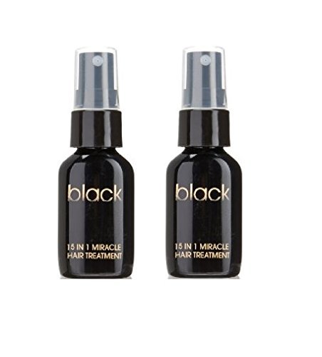 Black 15 In 1 Miracle Hair Treatment, 1 Ounce (Set of 2)
