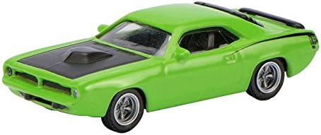 SCHUCO SEE MRC 2612300 1/87 1970 Hemi-Barracuda Lime Green w/Black Hoo