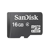 SanDisk 16 GB microSDHC Flash Memory Card SDSDQ-016G (Bulk Packaging) - Class 4
