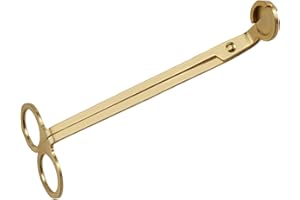ZOOYOO Candle Wick Scissor,Candle Wick Cutter,Candle Wick Clipper,Candle Wick Trimmer for Cutter Candle Wicks,Gold