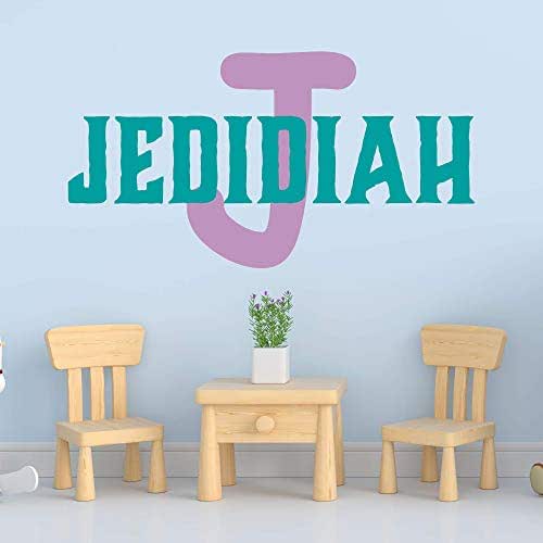 Amazon.com: Boy's Custom Name And Initial Wall Decal, Choose Your Own