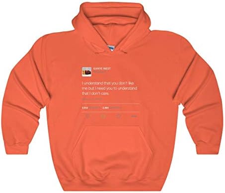 HypeMonsterz I Understand That You Don't Like Me But I. Kanye West Tweet Unisex Hoodie