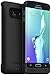 PowerBear Samsung Galaxy S6 Edge Plus Battery Case [4,000 mAh] External Battery Charger for the Galaxy S6 Edge Plus (Up to 1.5X Extra Battery) - BLACK [24 Month Warranty and Screen Protector Included]