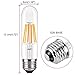 Dimmable Edison Led Tubular Bulb T10, Kohree 6W Vintage Led Filament Light Bulb 60W Incandescent, 2700K Soft White, E26 Medium Base Lamp Bulb for Display Cabinet Showcase Piano