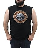Harley-Davidson Mens Demolition Willie G Skull Fast Dry Wicking Muscle T-Shirt