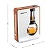 Gourmia GTC8000W Electric Coffee & Tea Brewing System - Loose Leaf Tea Infuser Machine - Automatic Brew Settings - Stainless Steel Mesh Filter - 4 Cup / 32 oz Glass Carafe - 1000W - Brown