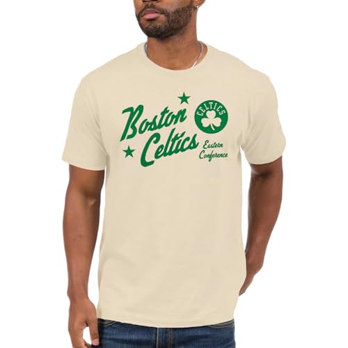 Junk Food NBA - Boston Celtics Prime Time Adult SS T-Shirt Cream at Amazon