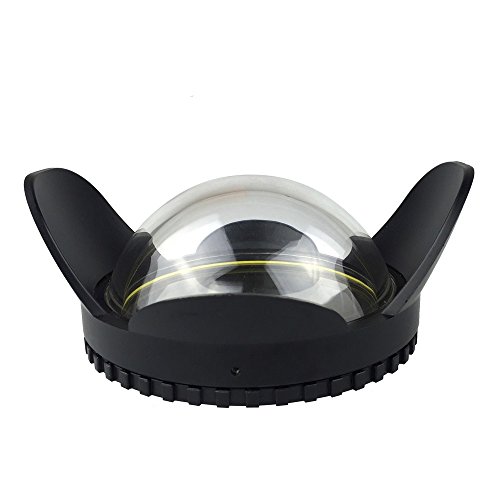Meikon Underwater Camera 200mm Fisheye Wide Angle Lens Dome Port (67mm Round )