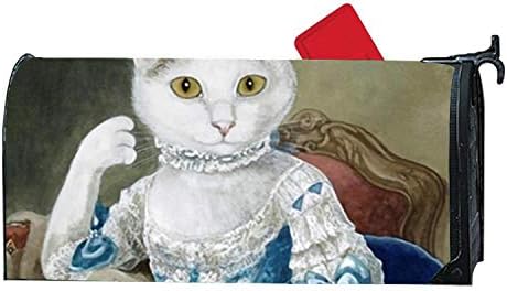 Niaocpwy Susan Herbert Cat Princess Magnetic Mailbox Cover Standard Seasonal Decor
