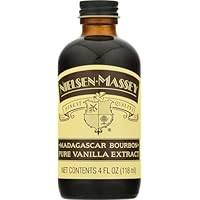 Nielsen-Massey Madagascar Bourbon Pure Vanilla Extract for Baking and Cooking, 4 Ounce Bottle with Gift Box