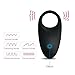 SVAKOM Wendy Vibrating Cock Ring Vibrator Powerful Rechargeable Penis Ring Adult Sex Toy for Couples (Black)