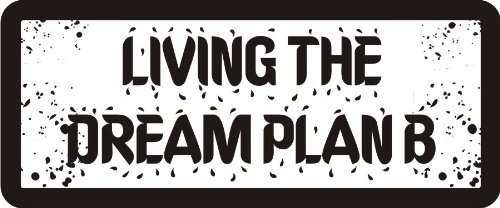 3 - living the dream plan b 1 1/4" x 3" hard …