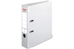 Herlitz 5480306 Lever Arch File A4 8 cm White