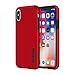 Incipio IPH-1629-RBK Apple iPhone X DualPro Case - Iridescent Red/Black