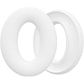 Silicone Earpads Protective Covers, Washable Sweat Ear Pad Covers Silicone Case Compatible with Bose QuietComfort 45, 35, 35ii, QC2, QC25, QC15, AE2, AE2i, SoundTrue, SoundLink Headphones (White)