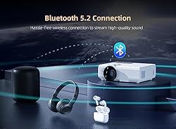 Native 1080P Bluetooth Projector with