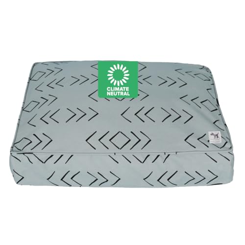 Molly Mutt Medium to Large Duvet Cover, Reflections, Blue/Gray with Black Arrow…
