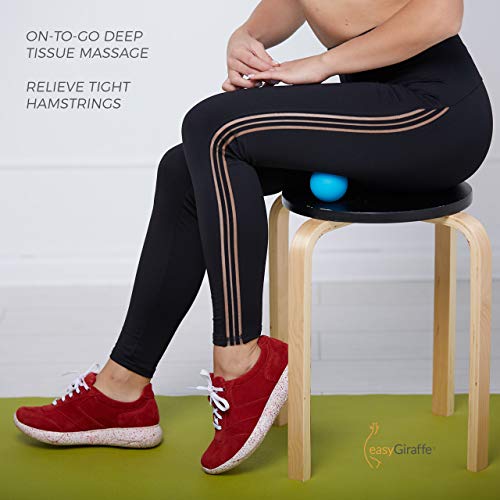 Massage Ball Set Silicone and Rubber Lacrosse Balls for Myofascial